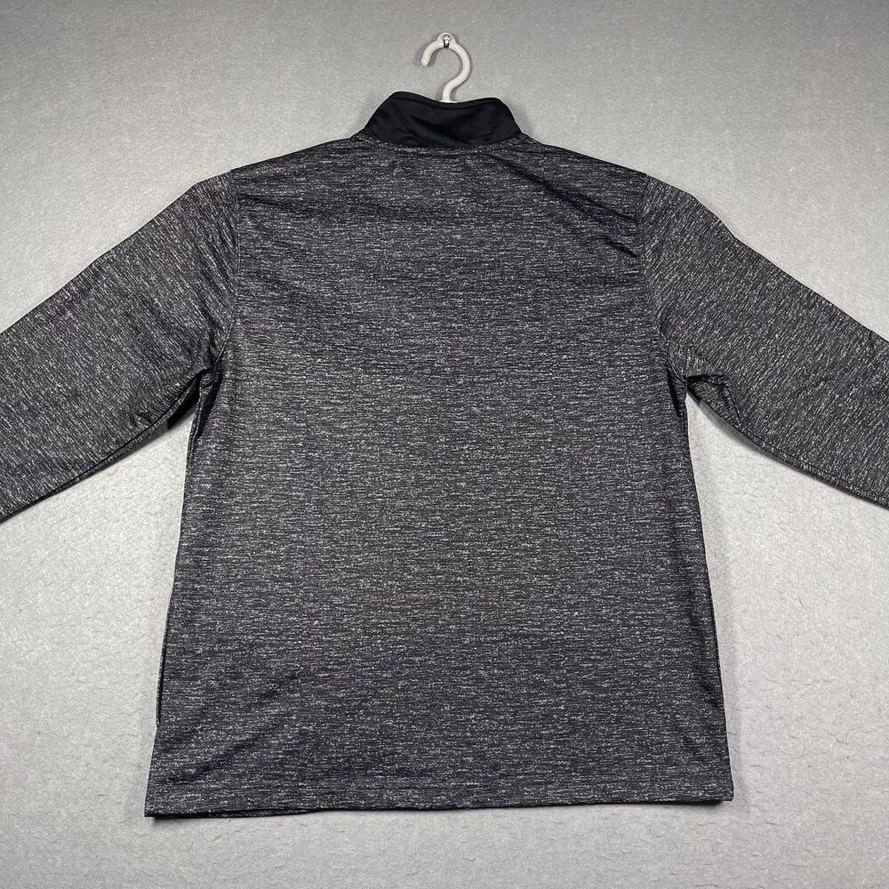 AND1 Track Jacket Mens Large Black Gray Colorblock Full Zip Athletic Basketball - Picture 8 of 10